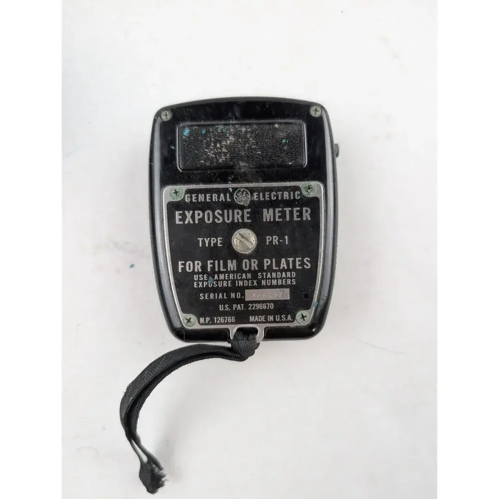 Vintage GE Light Meter Exposure Meter w/ Leather Case Untested Camera